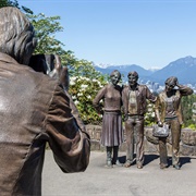 Photo Session Statues, Queen Elizabeth Park, Vancouver, BC, Canada