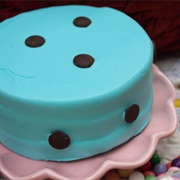 Blue Raspberry Ice-Cream Cake