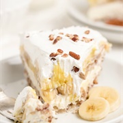 Creamy Banana Pecan Pie