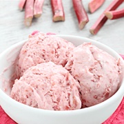 Rhubarb Ice Cream