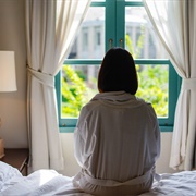 Climbing Into Bed After a Shower