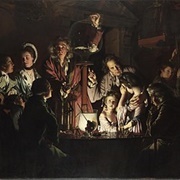 Experiment With a Bird in an Air Pump  (Joseph Wright of Derby)