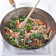 Chicken, Kale & Sprout Stir-Fry