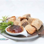 Egg and Steamed Fish Wrap