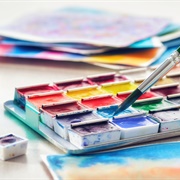 Painted With Watercolor Paints