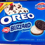 Oreo DQ Blizzard Creme