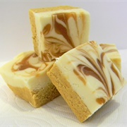 Julie's Fudge Pumpkin Cheesecake Fudge With Caramel Swirl