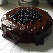 Blueberry Chocolate Cake