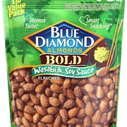 Blue Diamond Almonds - Wasabi &amp; Soy Sauce