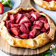 Strawberry Rhubarb Galette