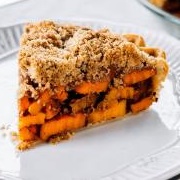 Sliced Sweet Potato Pie