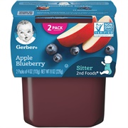 Apple Blueberry Baby Food
