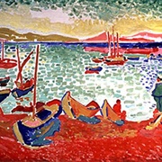 Boats in the Harbor, Collioure (André Derain)