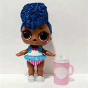 Baby Doll Girl Blue Hair