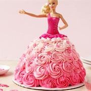 Barbie Birthday Cake