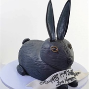 Black Bunny Cake