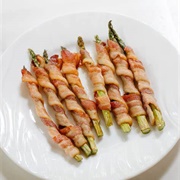 Turkey Bacon Wrapped Asparagus