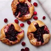 Cranberry Cheesecake Puffs