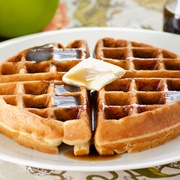 Waffle With Apple Butter