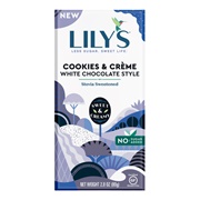 Lily's Cookies & Crème White Chocolate Style