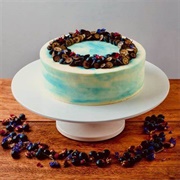 Blue Yogurt Cake