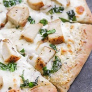 Chicken Alfredo Pizza