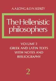 The Hellenistic Philosophers (A.A Long)