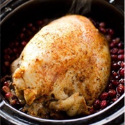 Turkey With Cranberry Sauce