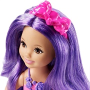 Baby Doll Girl Purple Hair