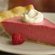 Raspberry Lavender Cream Pie