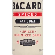 Bacardi Rum Spiced and Cola