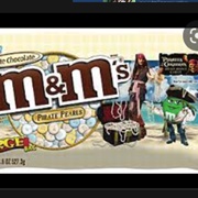 White Chocolate M&M's Pirate Pearls