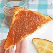 Apple Butter on Oat Toast