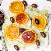 Fennel and Orange Salad With Black Olives