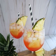 Pina Spritz With Tepache Pineapple and Prosecco
