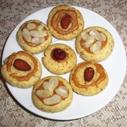 Vegan Almond Cookies With Orange Peel