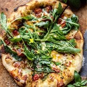 Arugula Tomato Cheese Pizza