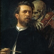 Self Portrait With Death Playing the Fiddle (Arnold Böcklin)