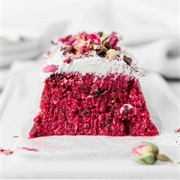 Beetroot Flower Petal Cake