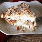 Frozen Coconut Caramel Pie
