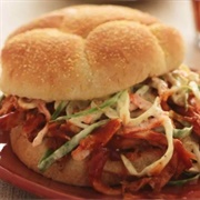 Indiana: Pulled Chicken Sandwiches With Root Beer Barbecue Sauce