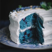 Blue Green Velvet Cake