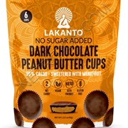 Lakanto No Sugar Added Dark Chocolate Peanut Butter Cups