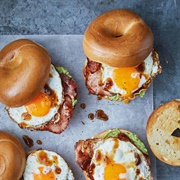 Bagel Breakfast Burger