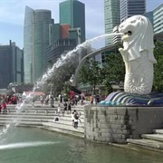 Merlion Fountain, Singapore