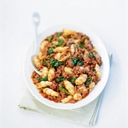 Beef, Spinach and Mozzarella Ragù