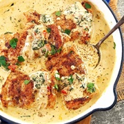 Tuscan Chicken in Cream Sauce