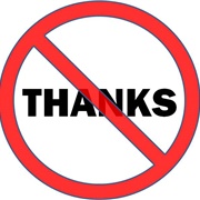 Not Saying Thank You