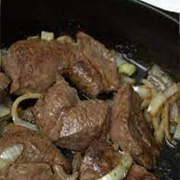Venison and Onions