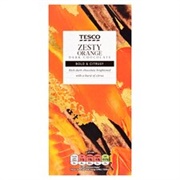Tesco Zesty Orange Dark Chocolate
